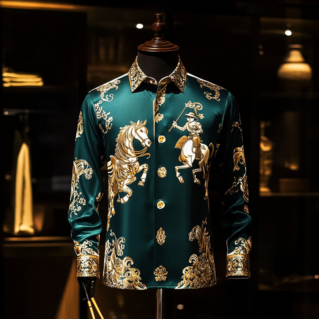 New Silk Luxury Business VIP Exclusive Designer unique Luxe Collection long Shirt High Elasticity