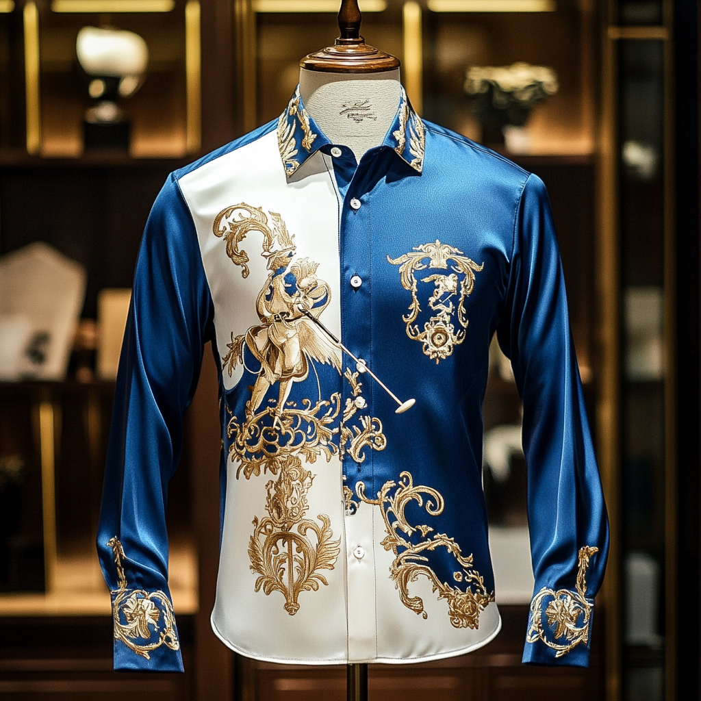 New Silk Luxury Business VIP Exclusive Designer unique Luxe Collection long Shirt High Elasticity