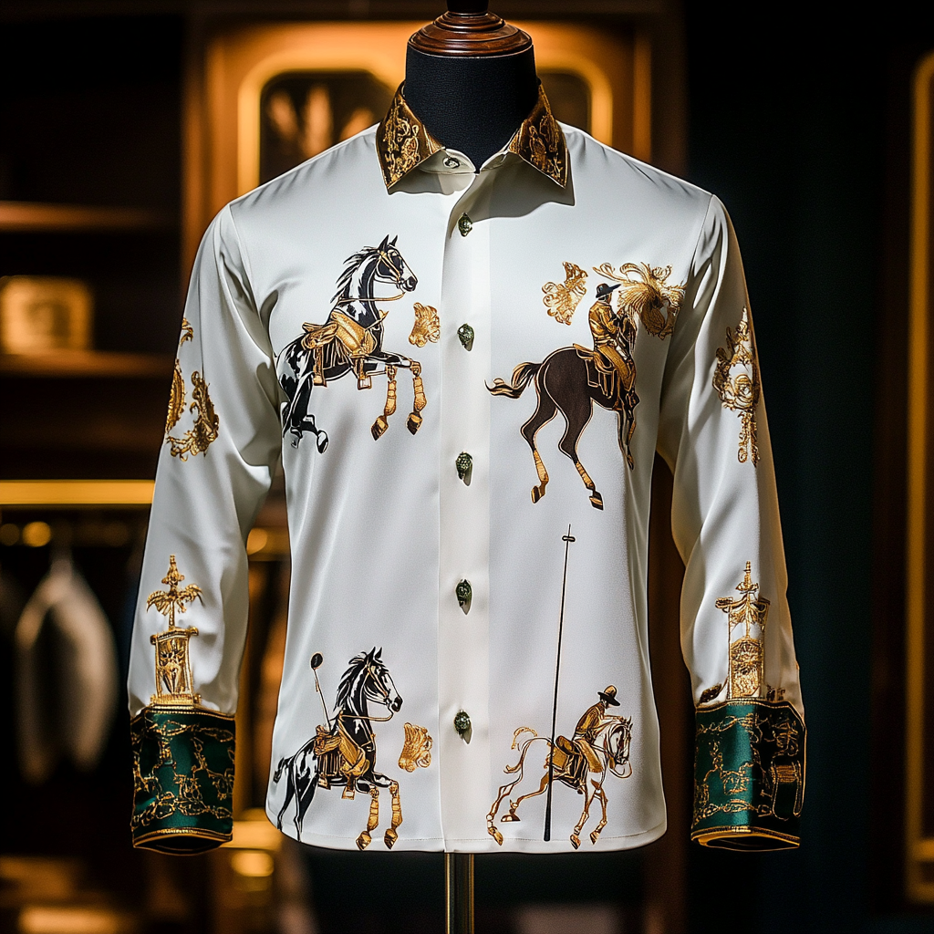 New Silk Luxury Business VIP Exclusive Designer unique Luxe Collection long Shirt High Elasticity