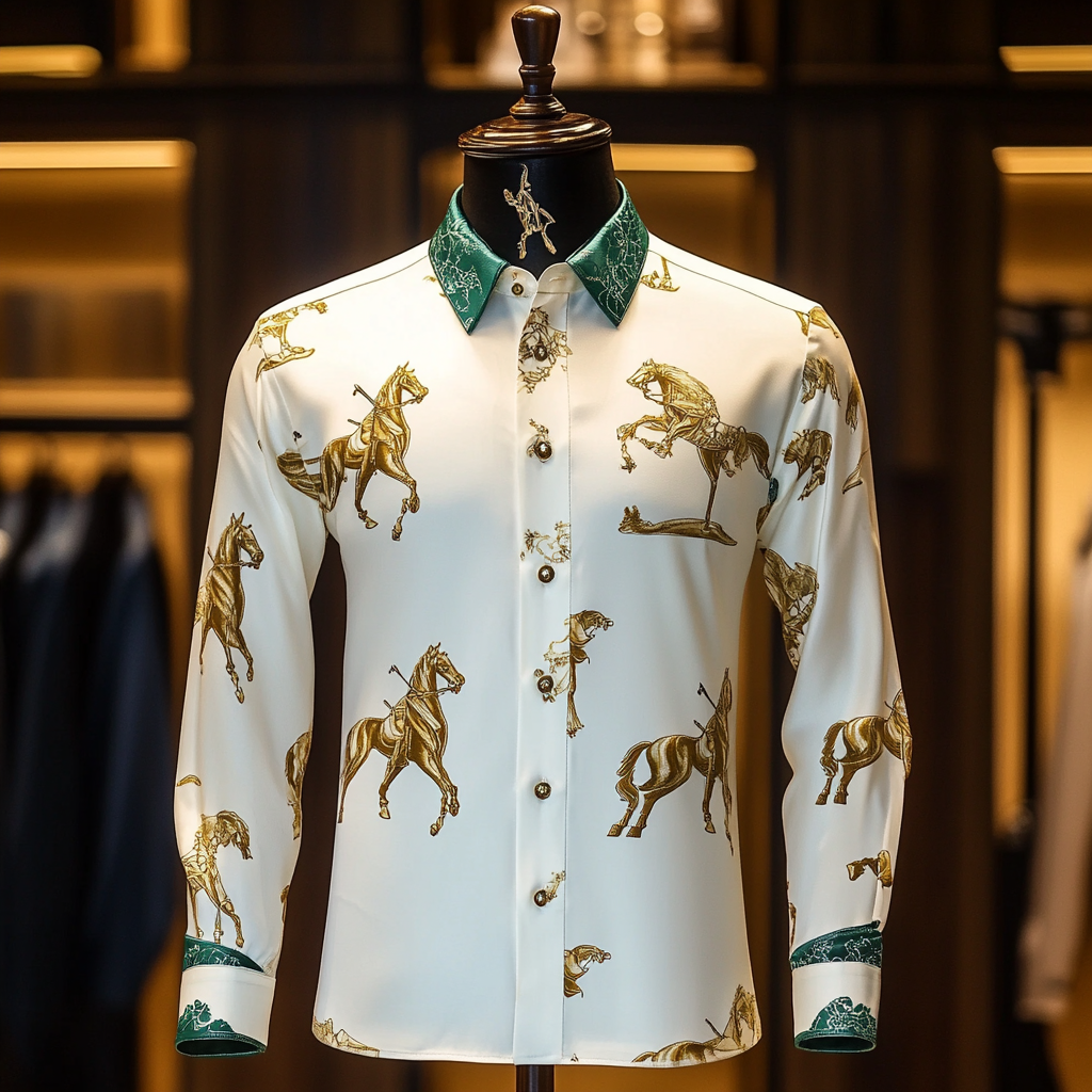 New Silk Luxury Business VIP Exclusive Designer unique Luxe Collection long Shirt High Elasticity