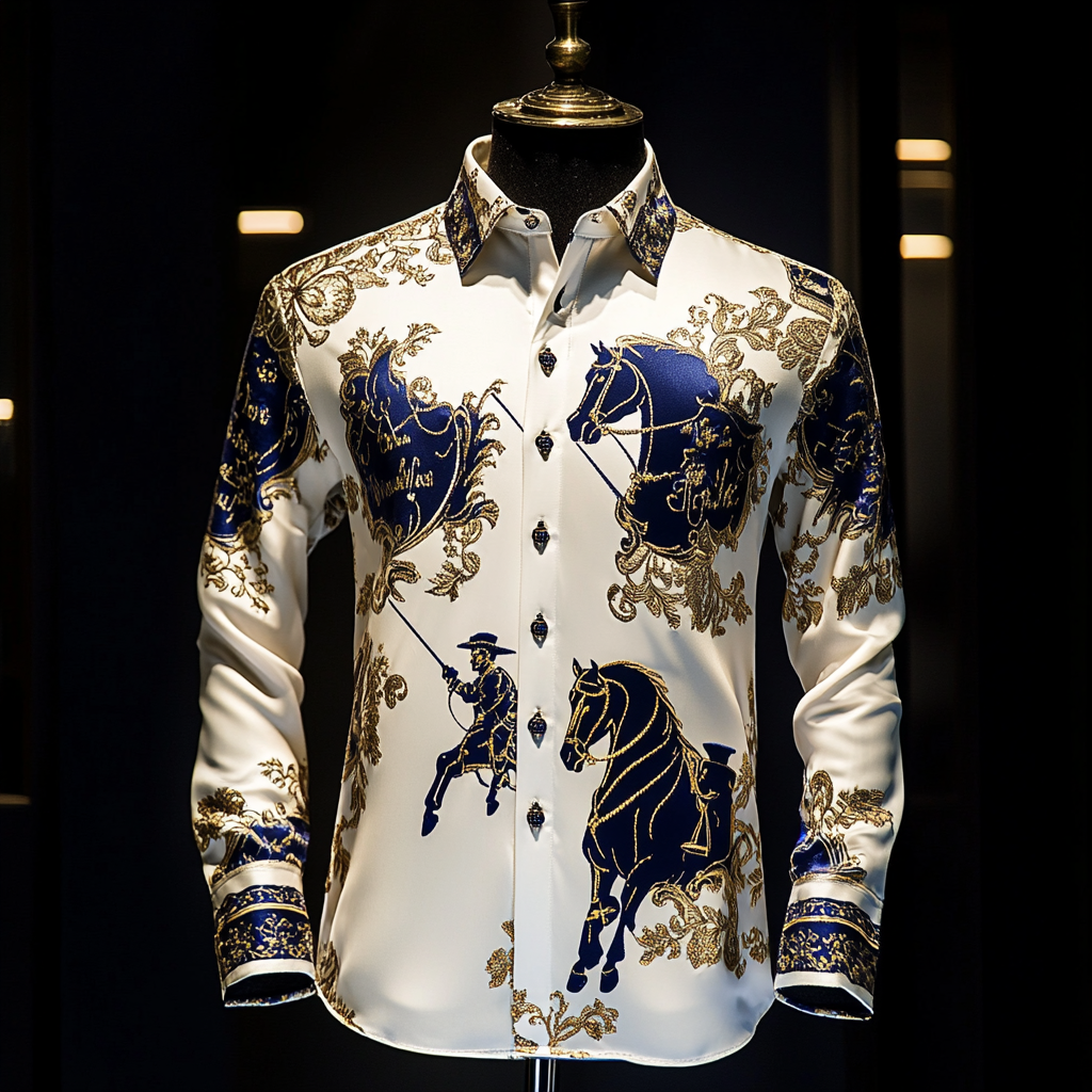 New Silk Luxury Business VIP Exclusive Designer unique Luxe Collection long Shirt High Elasticity