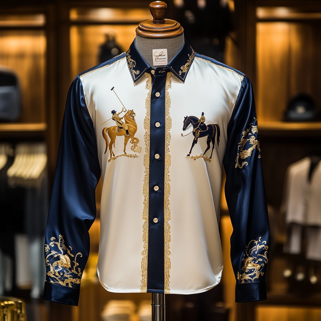 New Silk Luxury Business VIP Exclusive Designer unique Luxe Collection long Shirt High Elasticity