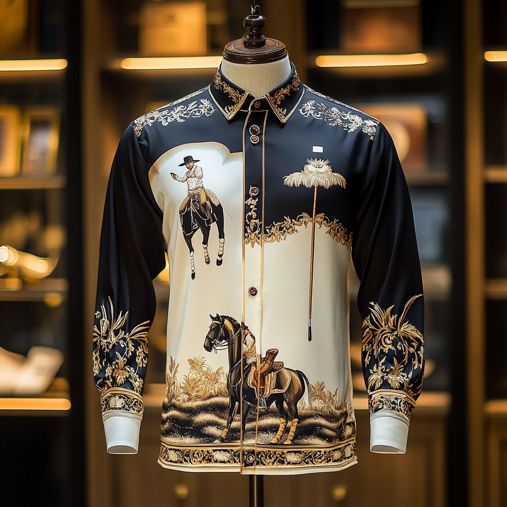 New Silk Luxury Business VIP Exclusive Designer unique Luxe Collection long Shirt High Elasticity