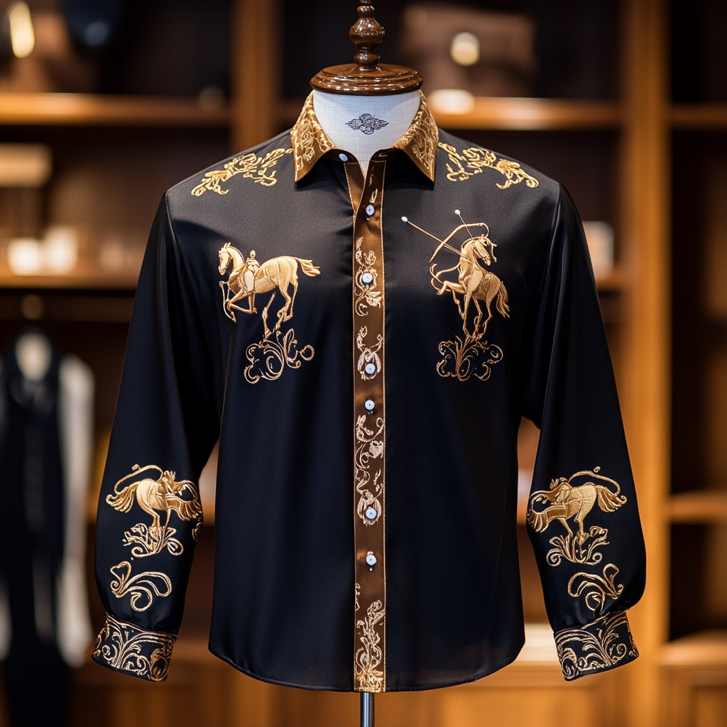 New Silk Luxury Business VIP Exclusive Designer unique Luxe Collection long Shirt High Elasticity