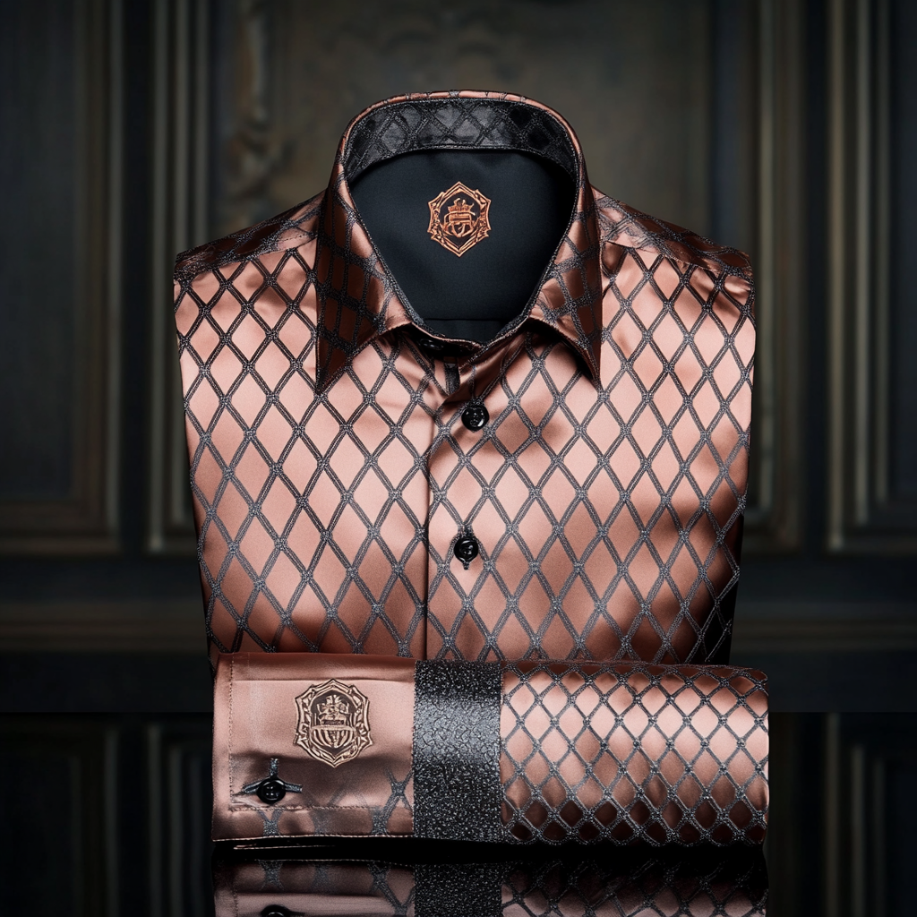 Men's Unique Luxe Collection Classic Casual Shirt