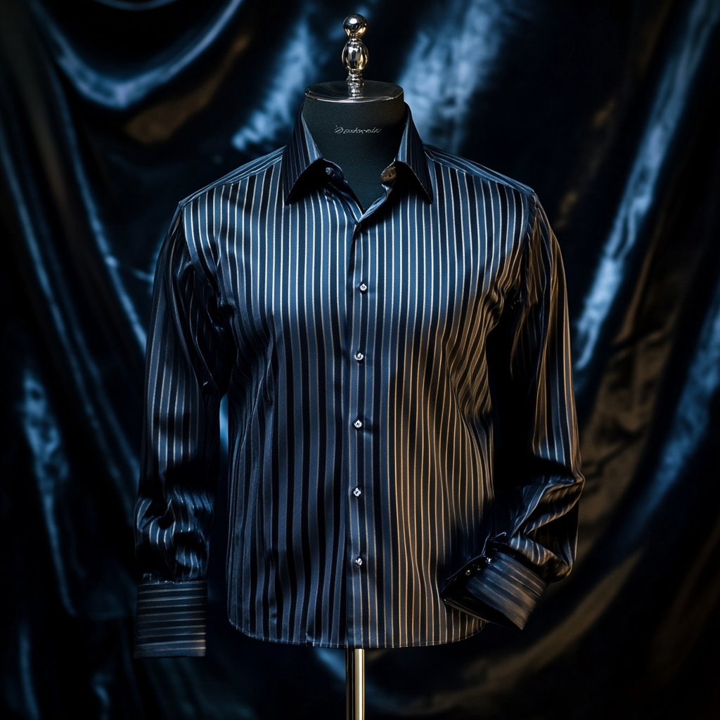 Silk Luxury Business cotton Exclusive Designer unique Luxe Collection long Shirt High Elasticity