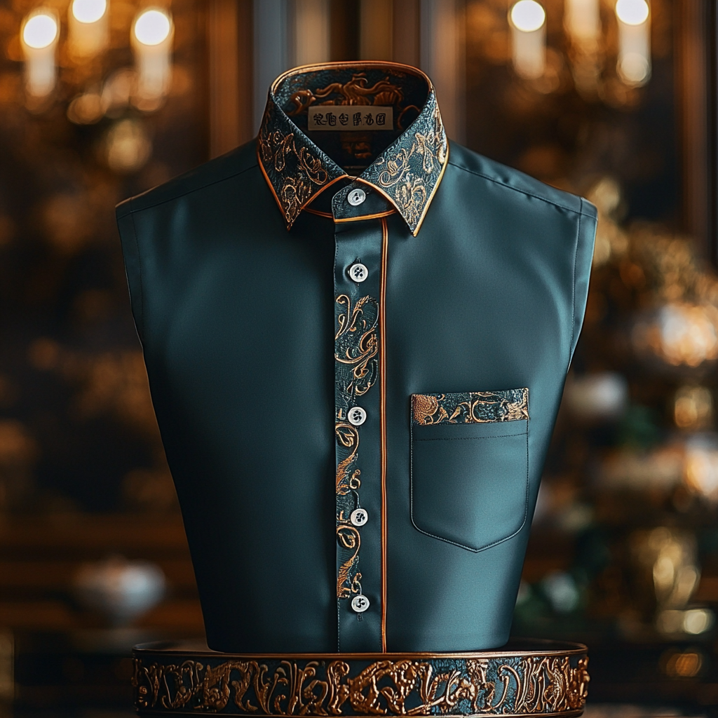 Men best unique Luxe Collection Effortless chic Shirt High Elasticity men's printed shirt