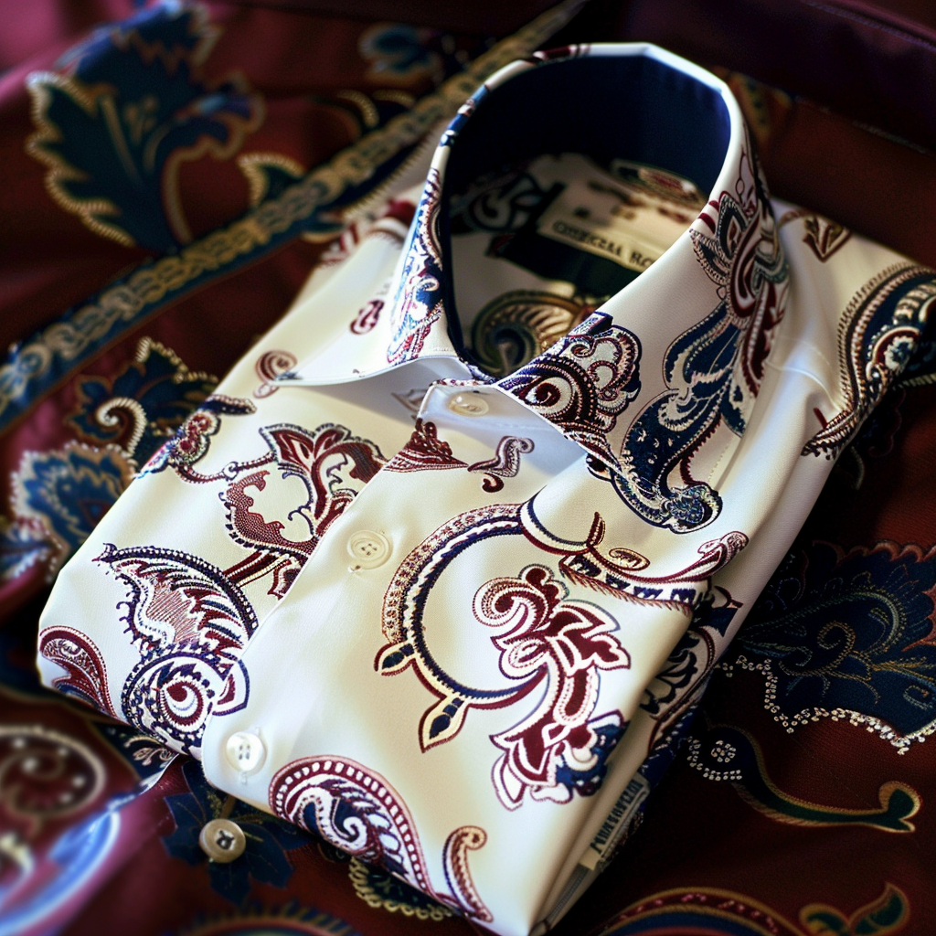 Men best unique Luxe Collection Effortless chic Shirt High Elasticity men's printed shirt