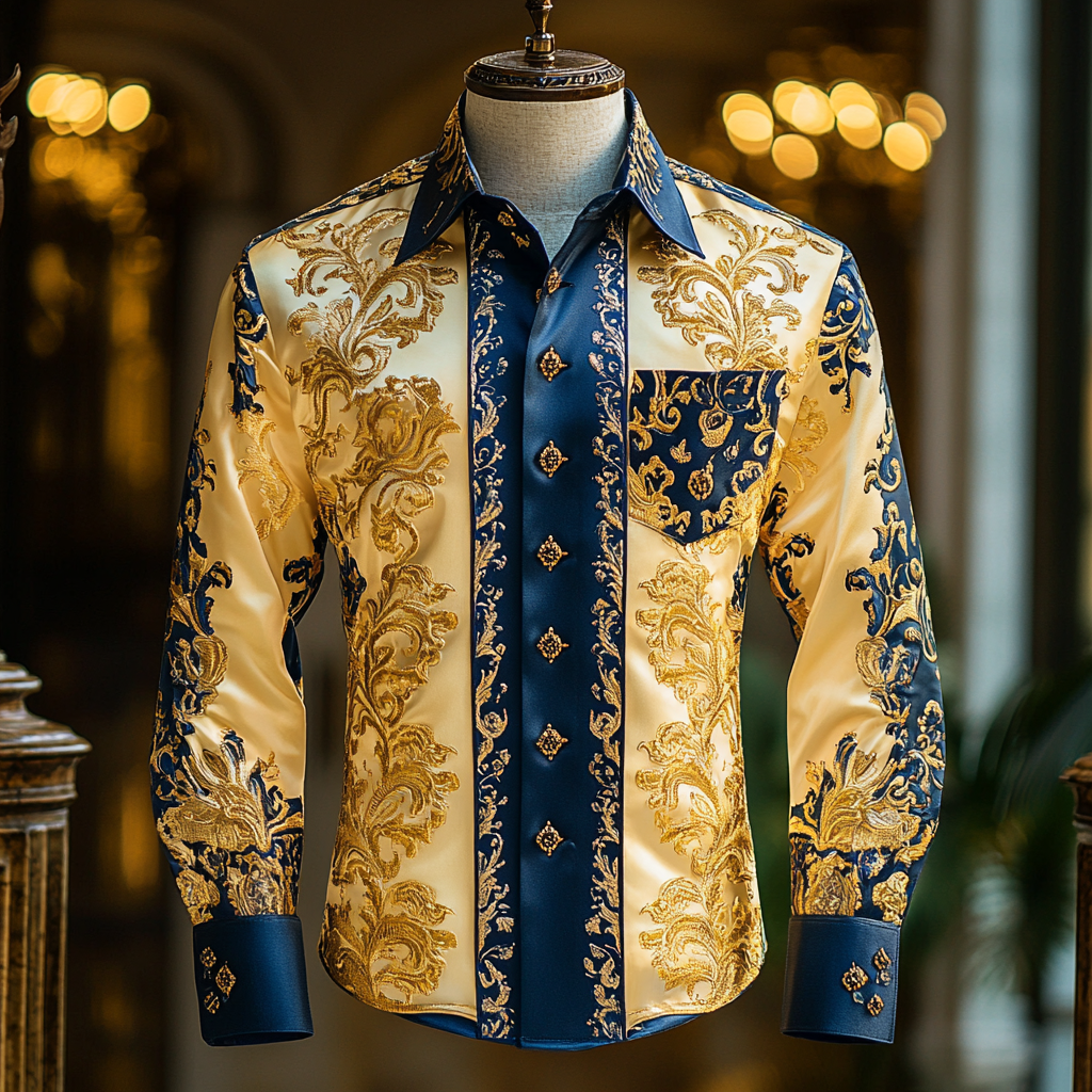 Silk Luxury Business VIP Exclusive Designer unique Luxe Collection long Shirt High Elasticity