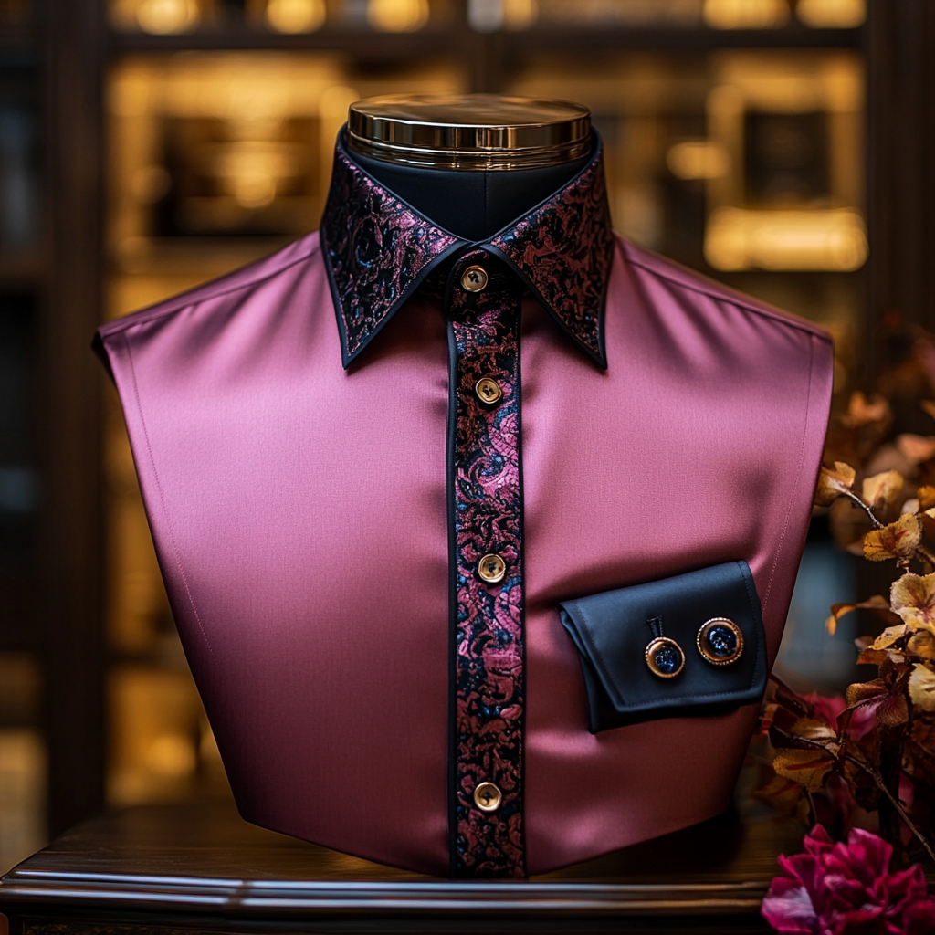 Men best unique Luxe Collection Effortless chic Shirt High Elasticity men's printed shirt