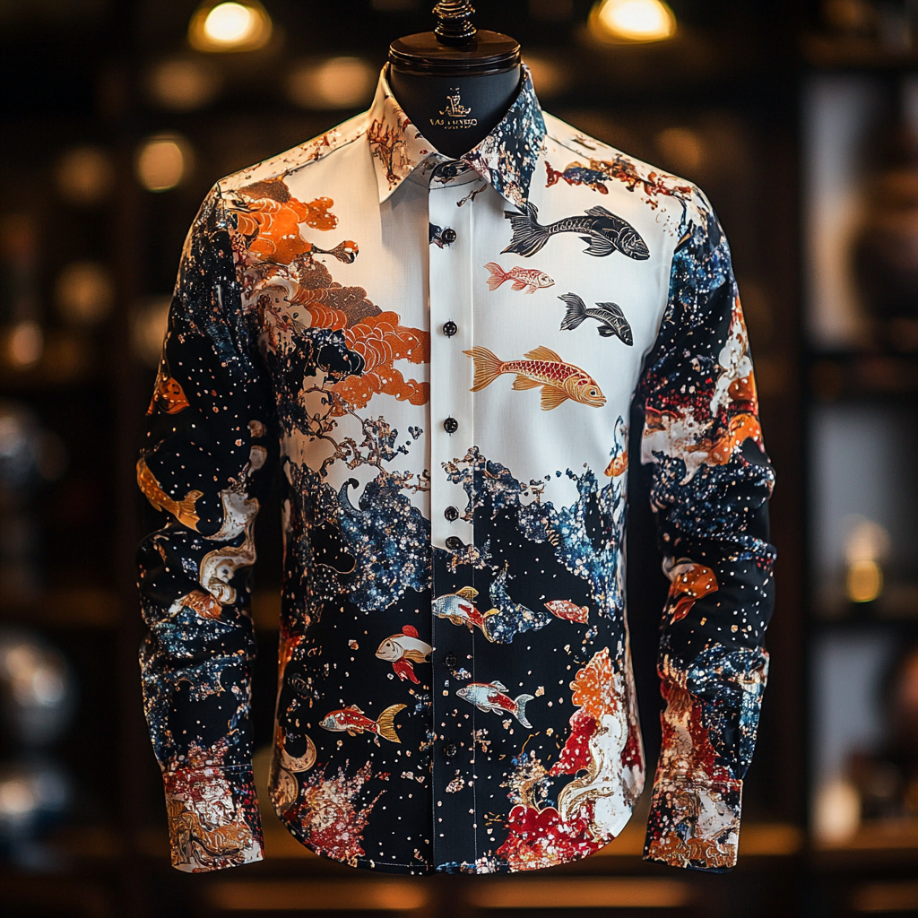 Men Silk Luxury Business VIP Exclusive Designer unique Luxe Collection long Shirt High Elasticity