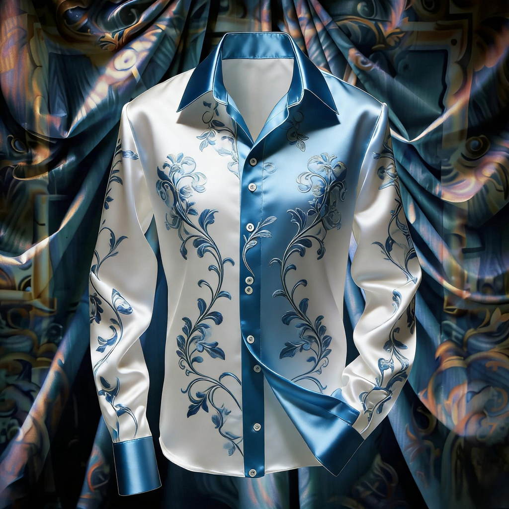 New Luxury Business VIP Exclusive Designer unique Luxe Collection long Shirt High Elasticity