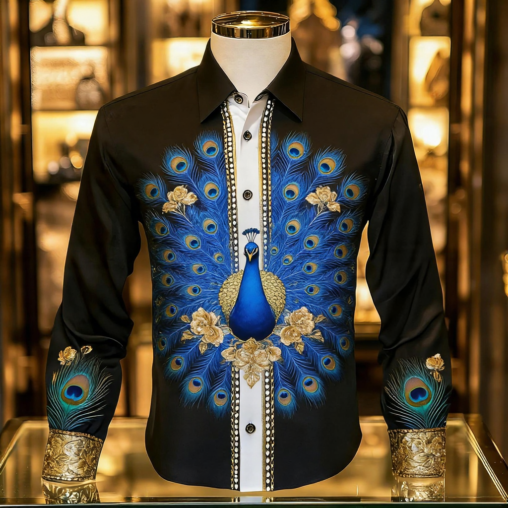 New Luxury Business VIP Exclusive Designer unique Luxe Collection long Shirt High Elasticity