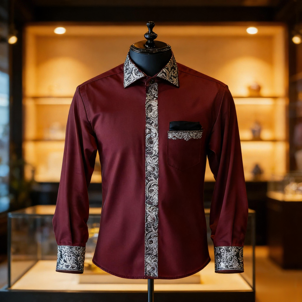 Men best unique Luxe Collection Effortless chic Shirt High Elasticity men's printed shirt
