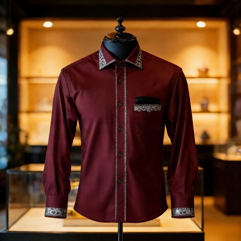 Men best unique Luxe Collection Effortless chic Shirt High Elasticity men's printed shirt