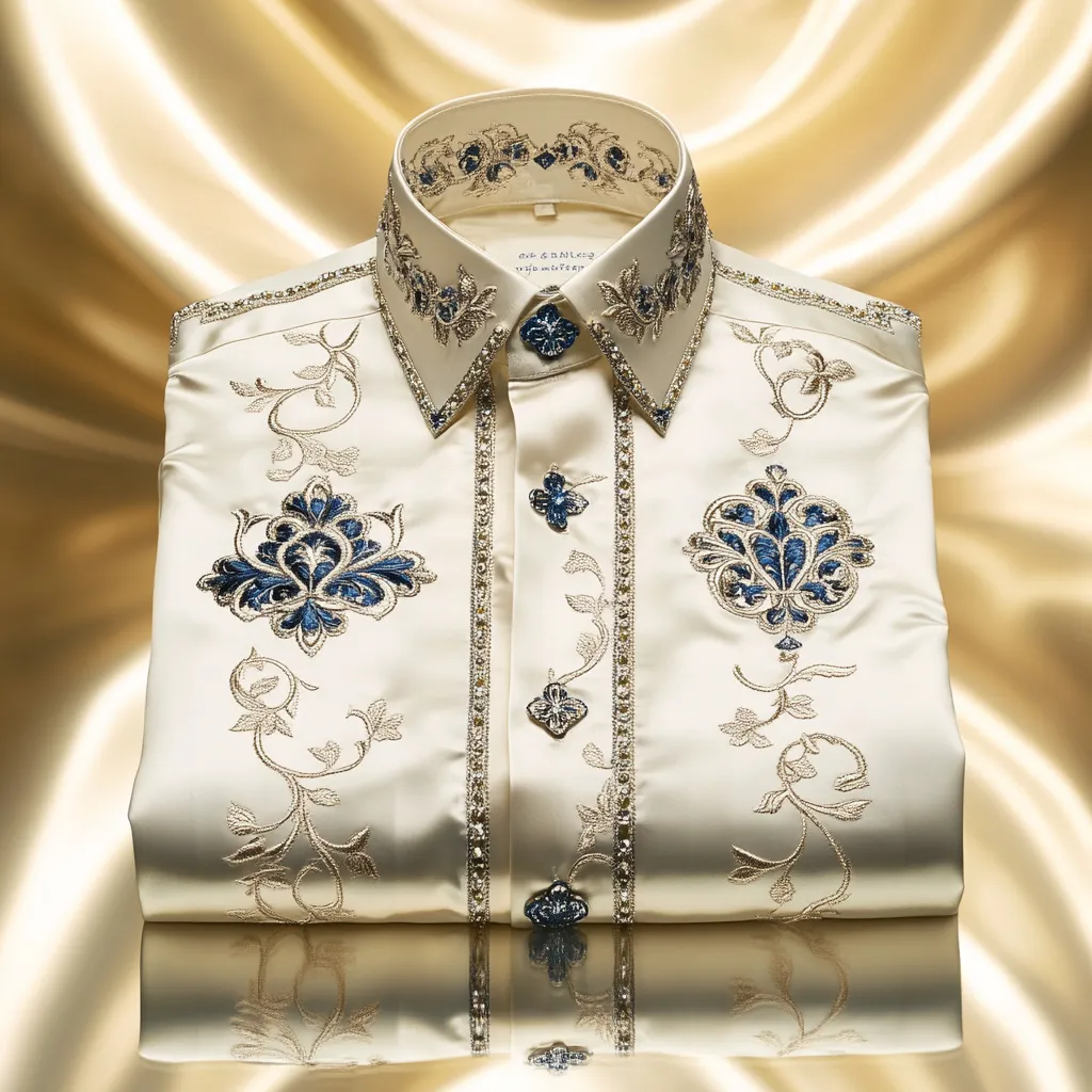 Men best unique Luxe Collection Effortless chic Shirt High Elasticity men's printed shirt