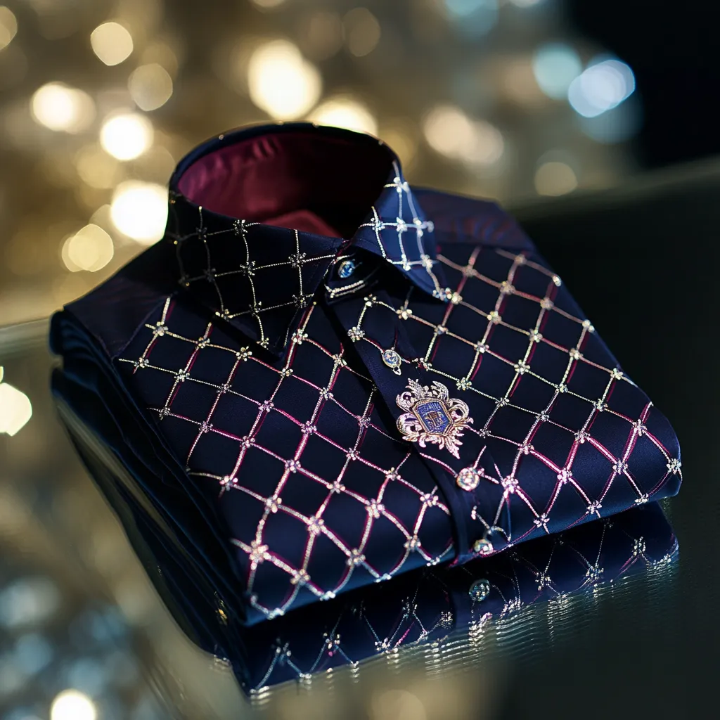 Men best unique Luxe Collection Effortless chic Shirt High Elasticity men's printed shirt