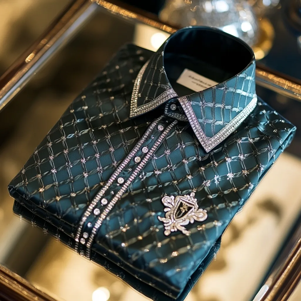 Men best unique Luxe Collection Effortless chic Shirt High Elasticity men's printed shirt