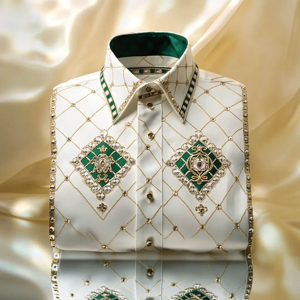 Men best unique Luxe Collection Effortless chic Shirt High Elasticity men's printed shirt