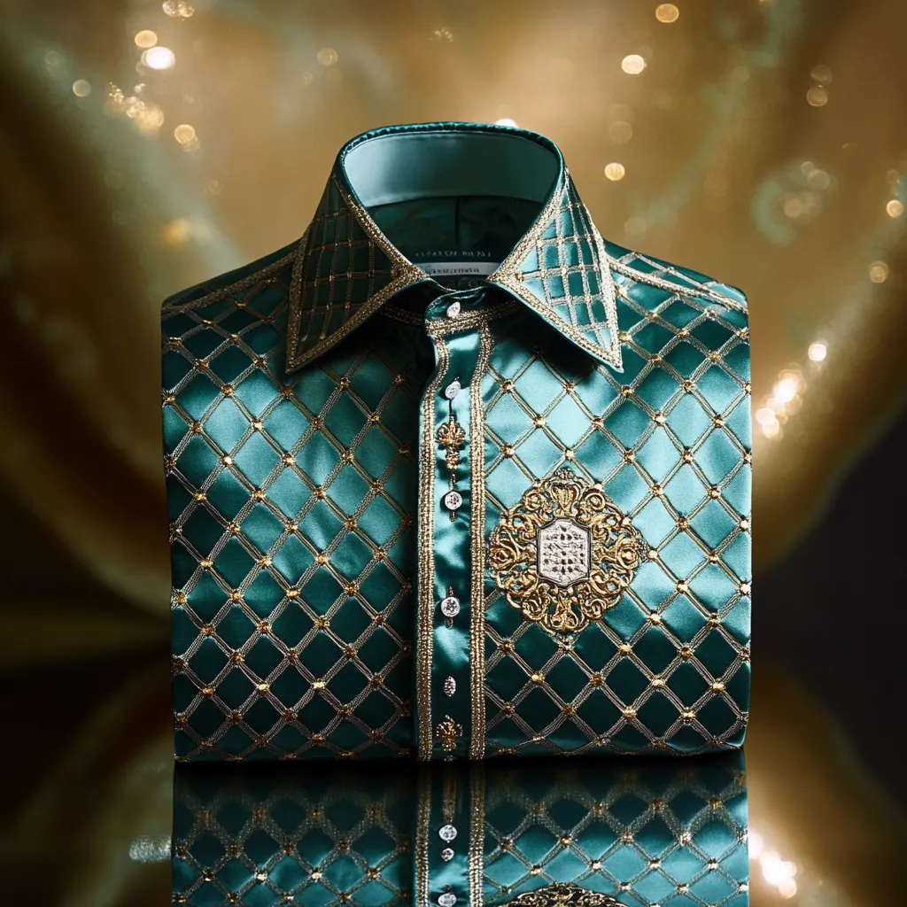 Men best unique Luxe Collection Effortless chic Shirt High Elasticity men's printed shirt