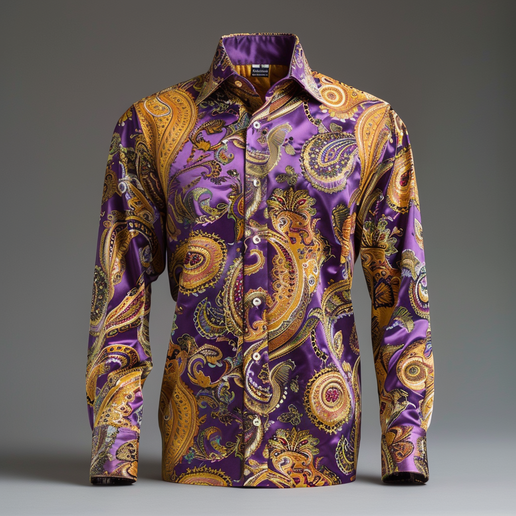 VIP Exclusive Designer Silk Luxe Collection Cotton Shirt High Elasticity 100 % Cotton