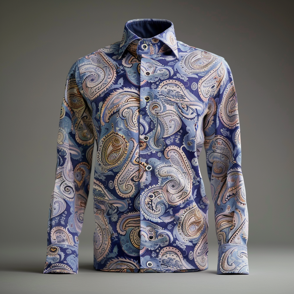 VIP Exclusive Designer Silk Luxe Collection Cotton Shirt High Elasticity 100 % Cotton