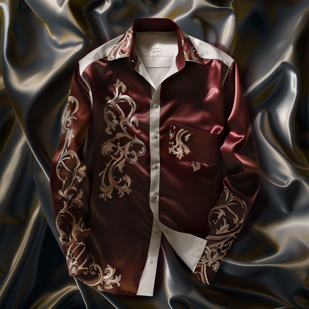 VIP Exclusive Designer unique Luxe Collection Shirt High Elasticity