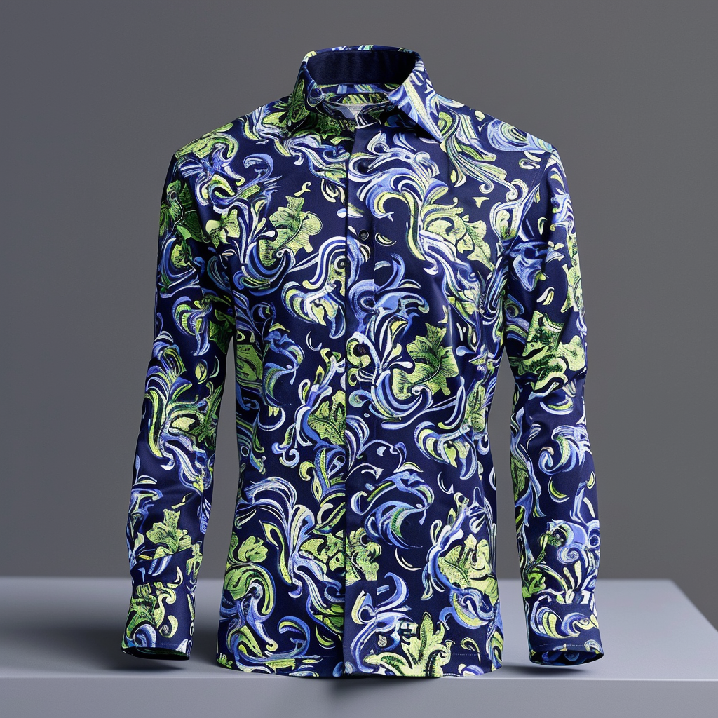 VIP Exclusive Designer Silk Luxe Collection Cotton Shirt High Elasticity 100 % Cotton