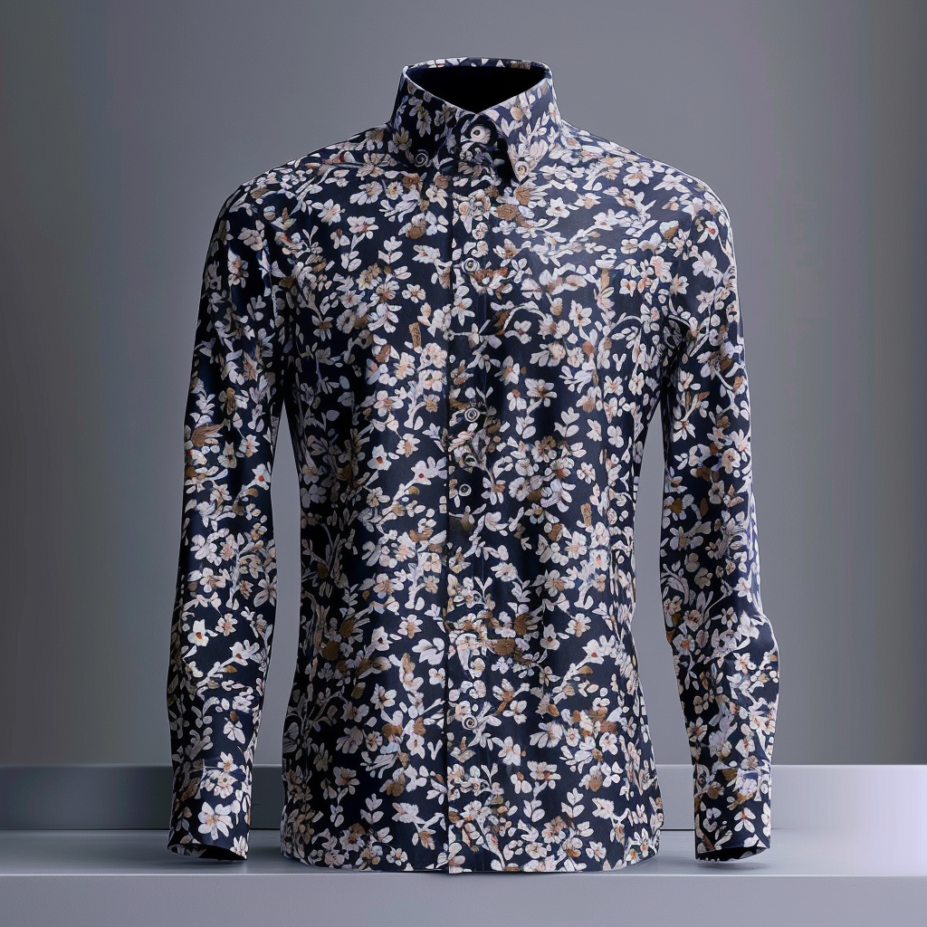 VIP Exclusive Designer Silk Luxe Collection Cotton Shirt High Elasticity 100 % Cotton