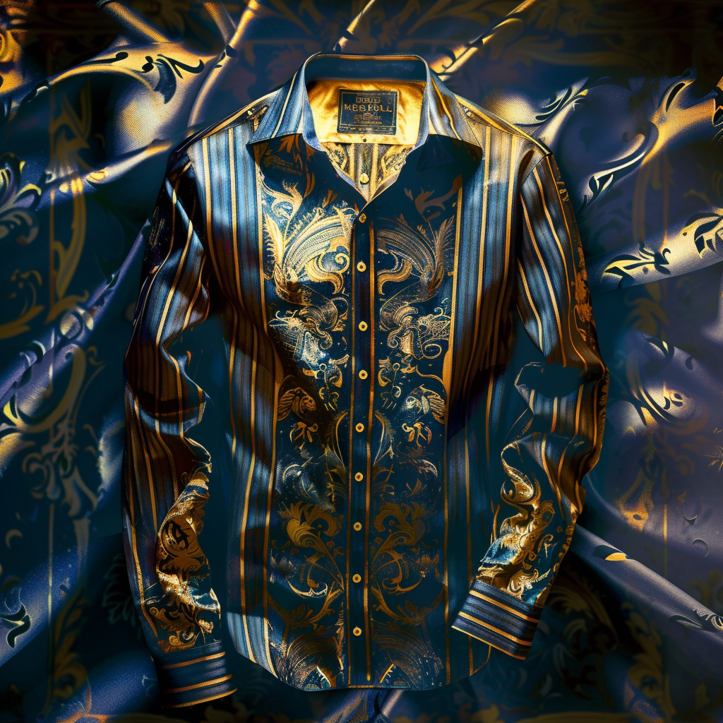 VIP Exclusive Designer unique Luxe Collection Shirt High Elasticity