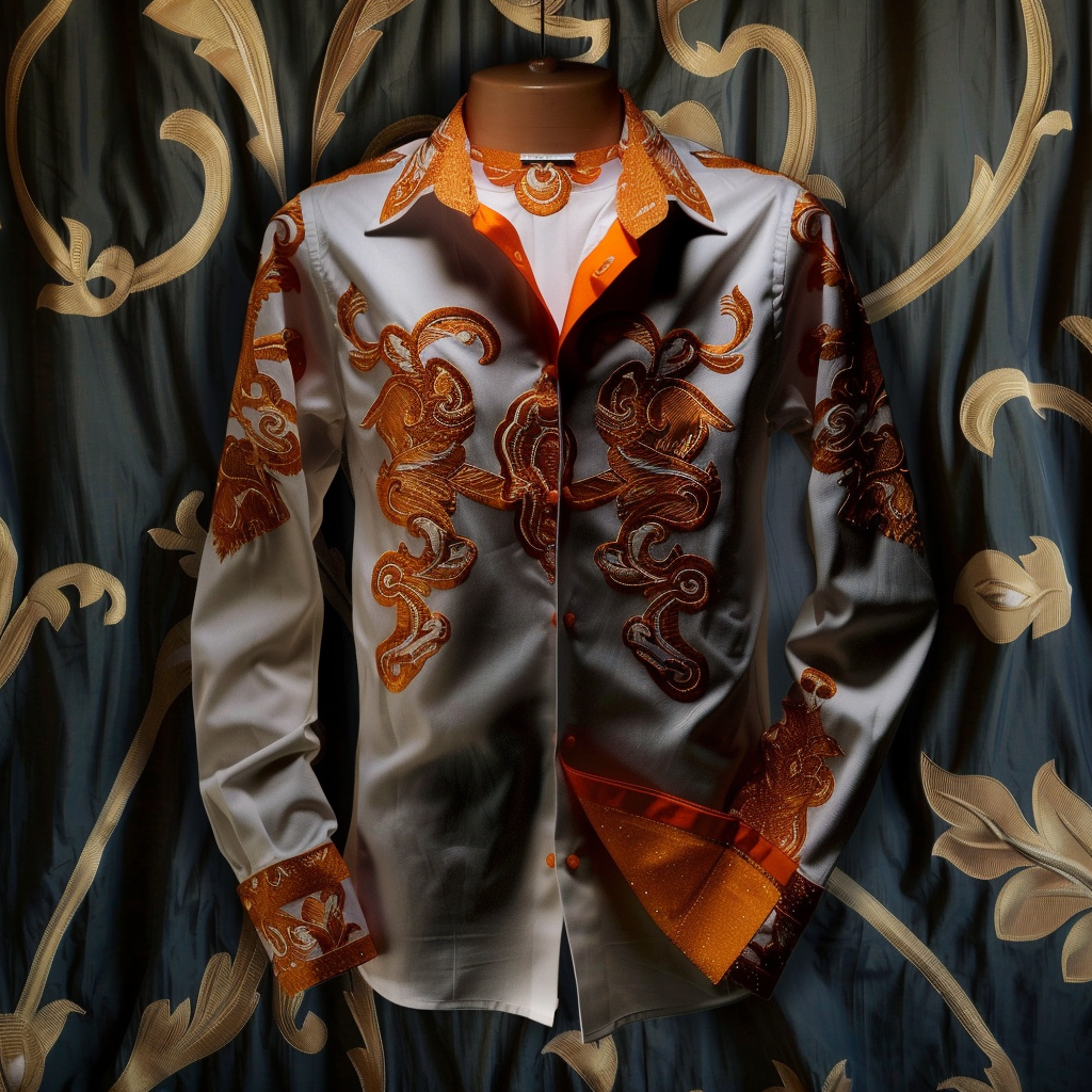 VIP Exclusive Designer unique Luxe Collection Shirt High Elasticity