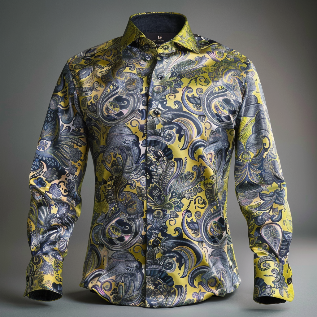 VIP Exclusive Designer Silk Luxe Collection Cotton Shirt High Elasticity 100 % Cotton
