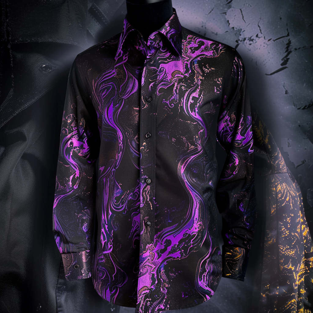 VIP Exclusive Designer unique Luxe Collection Shirt High Elasticity