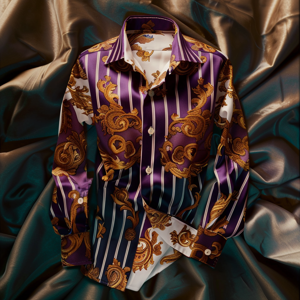 VIP Exclusive Designer unique Luxe Collection Shirt High Elasticity