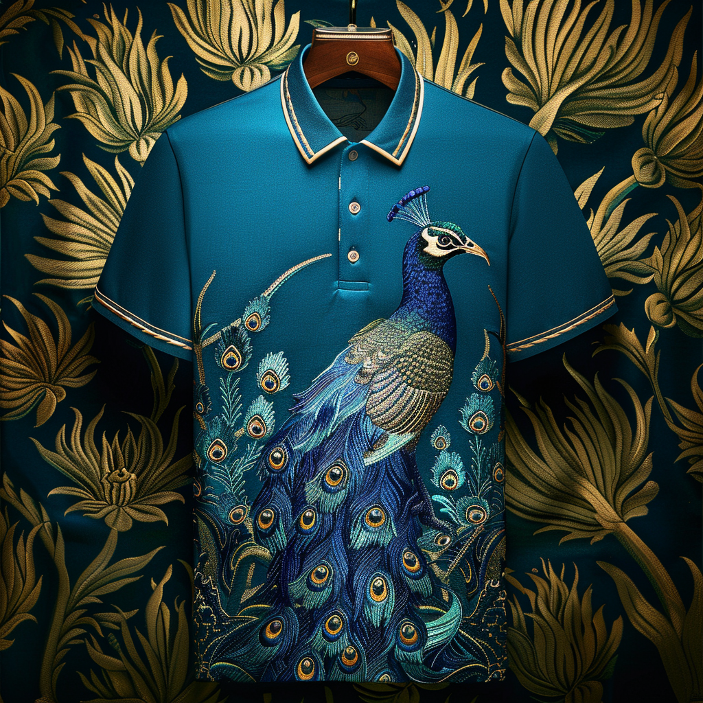 Business Casual Men's Fashion High-grade Cotton Exquisite Workmanship Polo Shirt