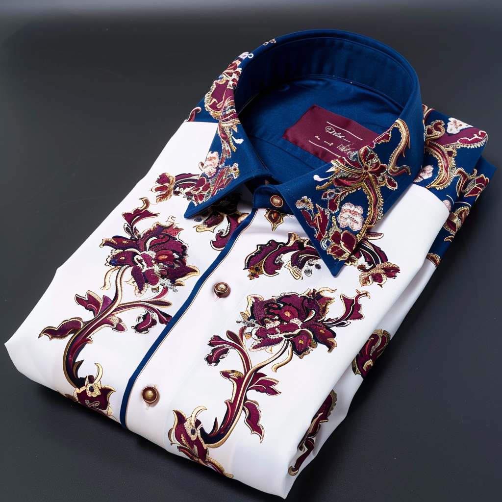 High-quality Fabrics unique Luxe Collection Cotton Shirt High Elasticity 100 % Cotton