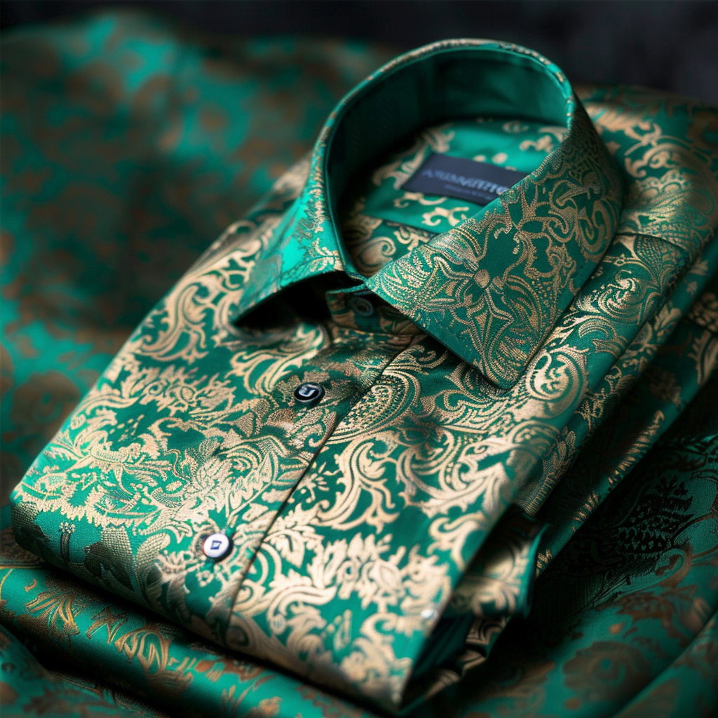 unique Luxe Collection Cotton Shirt High Elasticity 100 % Cotton