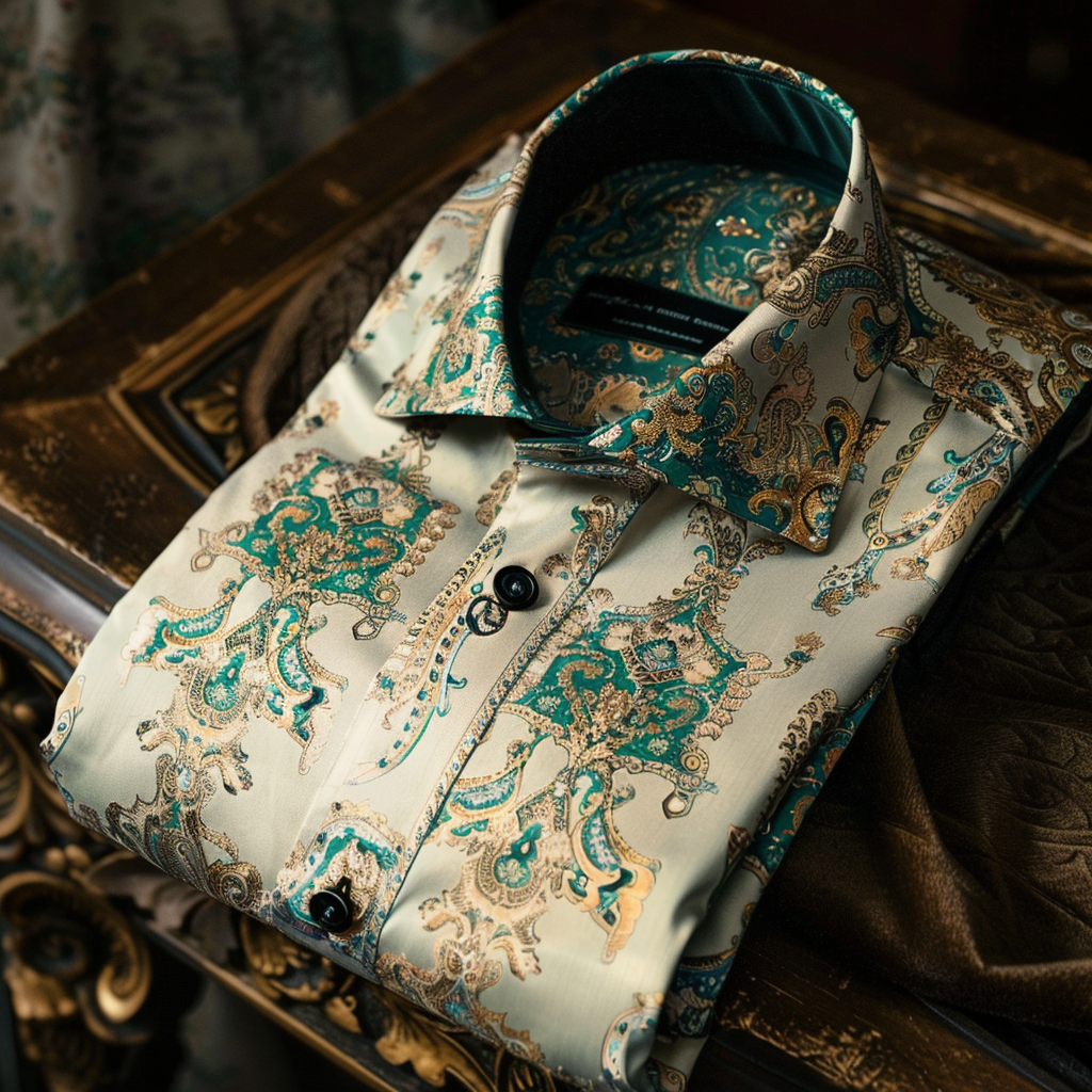 Silk Luxe Collection Cotton Shirt High Elasticity 100 % Cotton