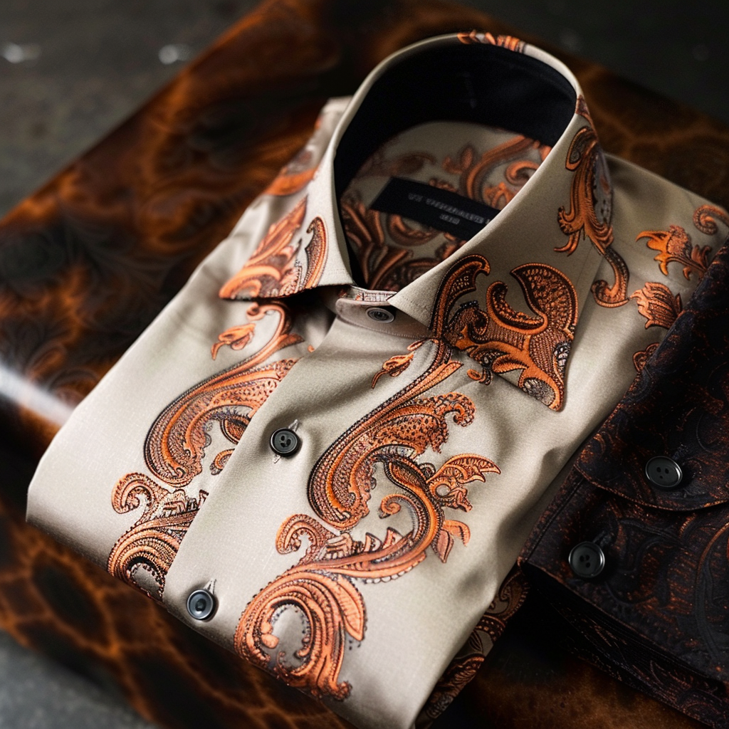American Silk Luxe Collection Cotton Shirt High Elasticity 100 % Cotton