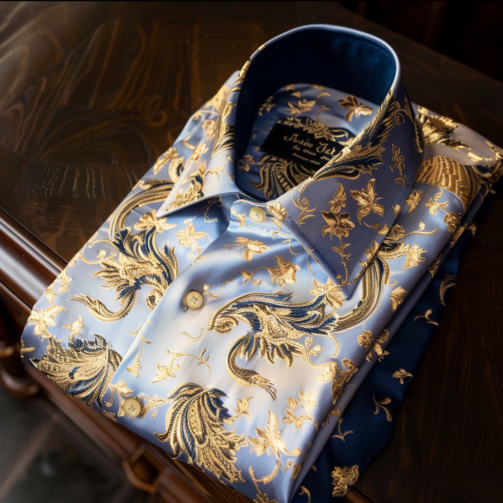 Silk Luxe Collection Cotton Shirt High Elasticity 100 % Cotton
