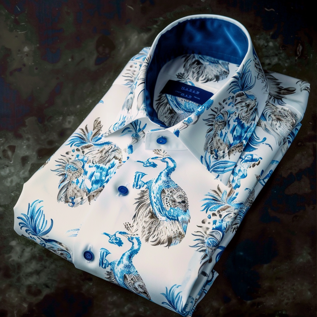 Silk Luxe Collection Cotton Shirt High Elasticity 100 % Cotton