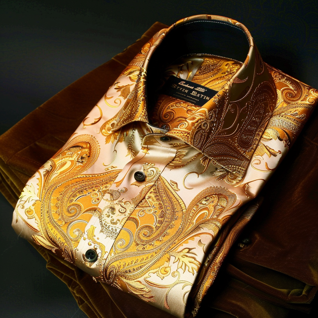 Silk Luxe Collection Cotton Shirt High Elasticity 100 % Cotton