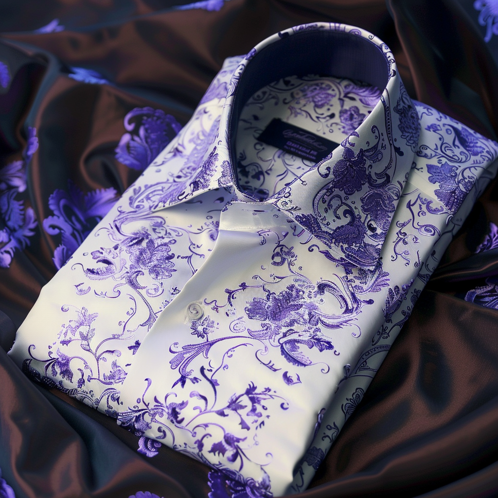 Silk Luxe Collection Cotton Shirt High Elasticity 100 % Cotton