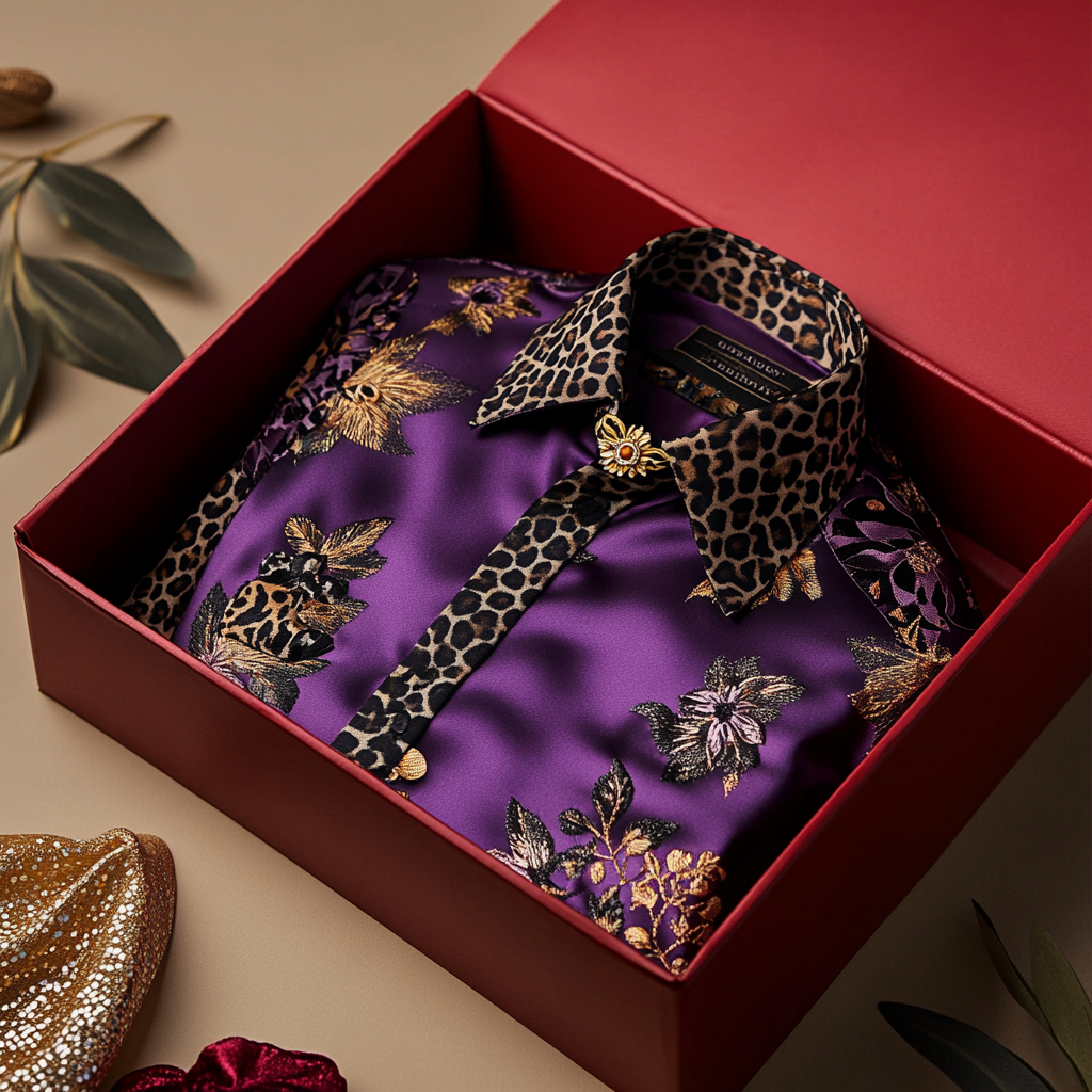 2025 Best Men's Unique Luxe Collection Classic Casual Shirt