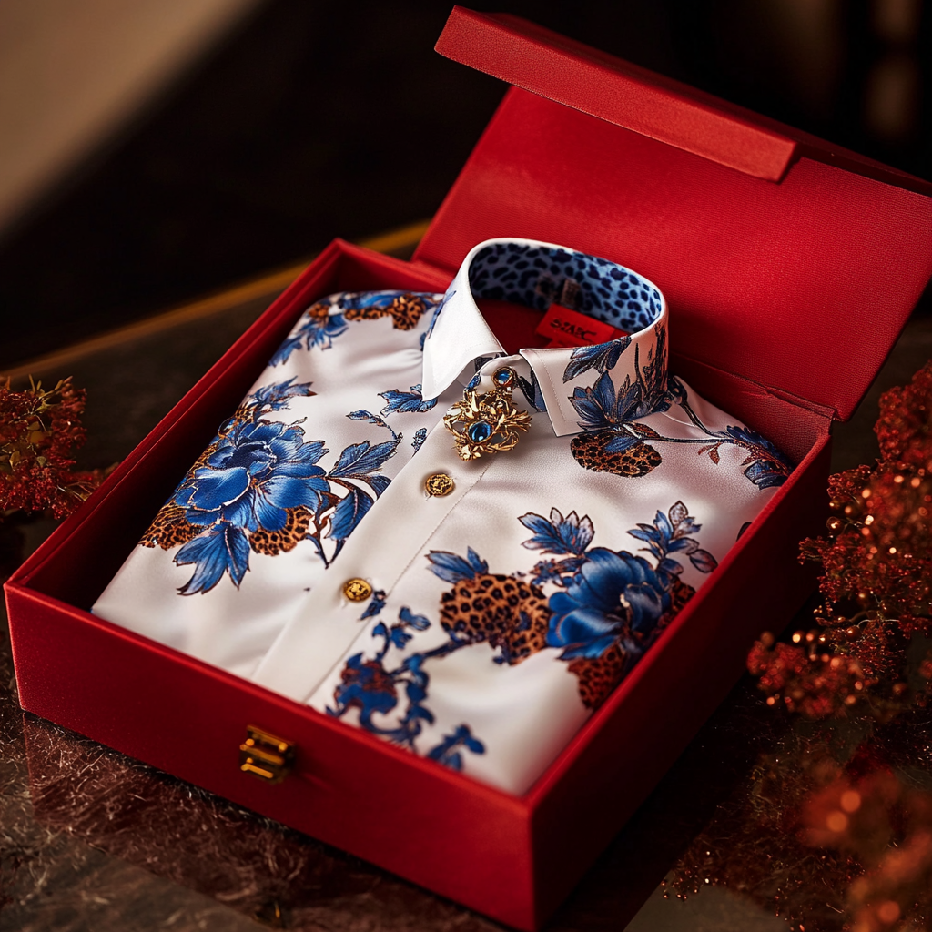 2025 Best Men's Unique Luxe Collection Classic Casual Shirt