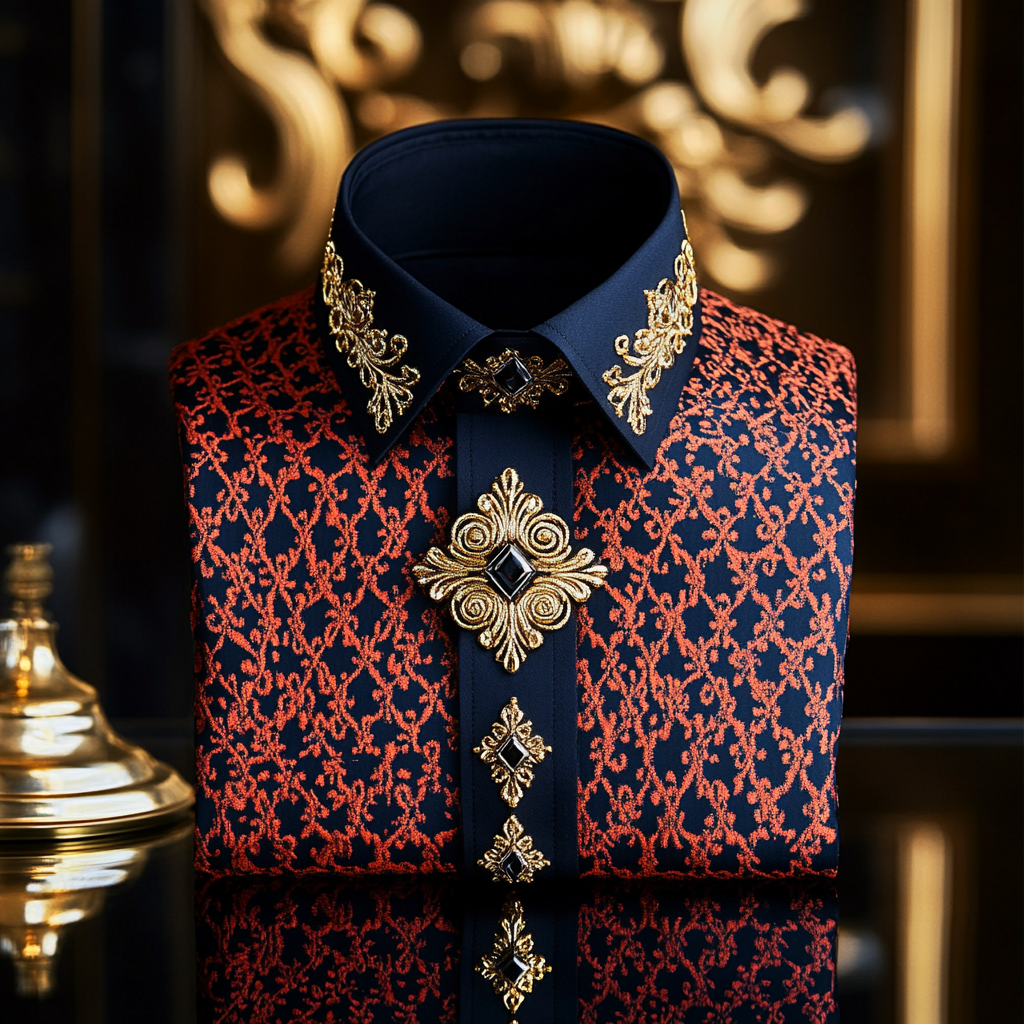 2025 Best Men's Unique Luxe Collection Classic Casual Shirt