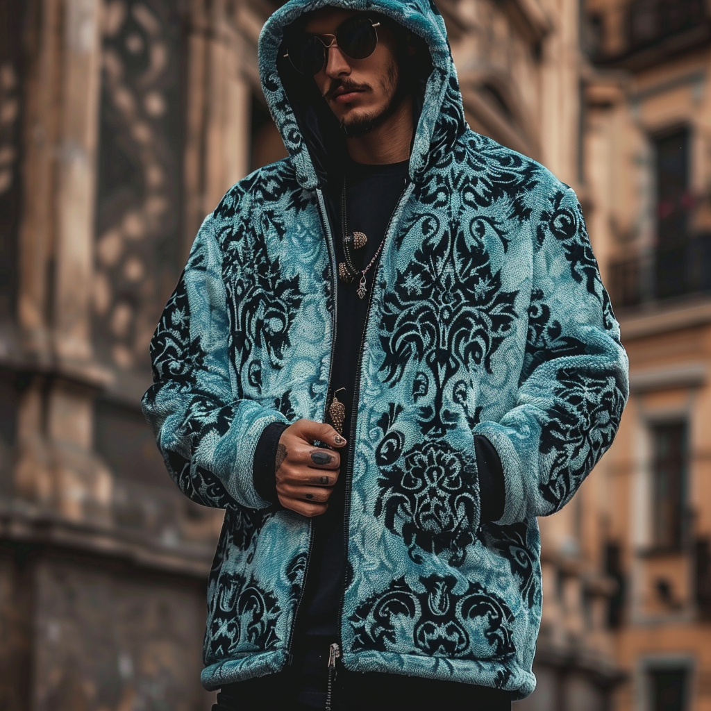 Essential Everyday casual vacation retro abstract sweatshirt Fashion Hoodie Suit Coat Jacket