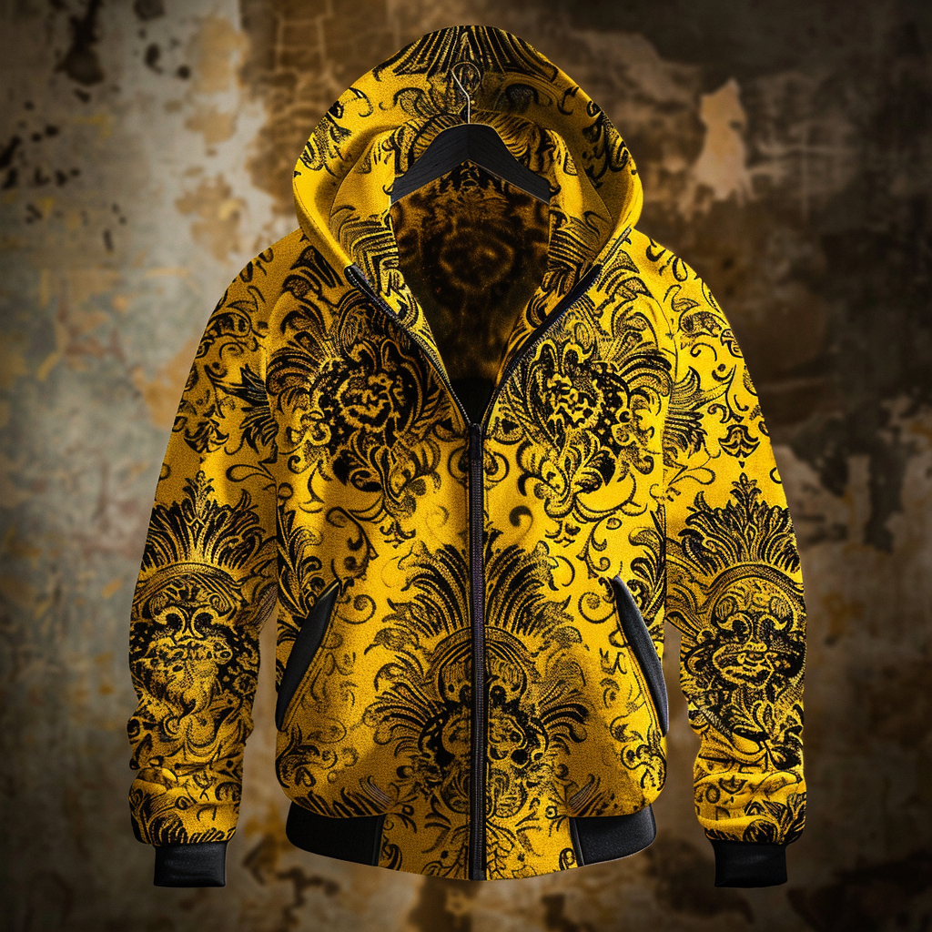 Essential Everyday casual vacation retro abstract sweatshirt Fashion Hoodie Suit Coat Jacket