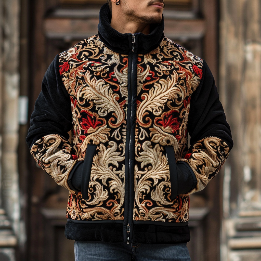 Essential Everyday casual vacation retro abstract sweatshirt Fashion Hoodie Suit Coat Jacket