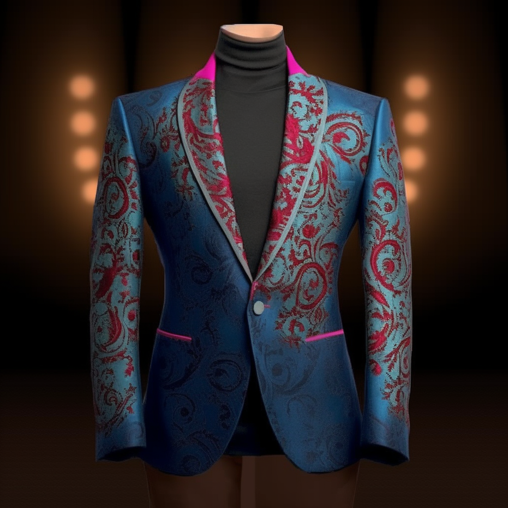 Unique embroidery business gentleman casual Men's Luxury Business Casual Fashion Blazer Suit Coat Jacket